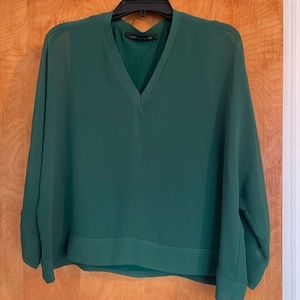 ZARA green shirt ☘️